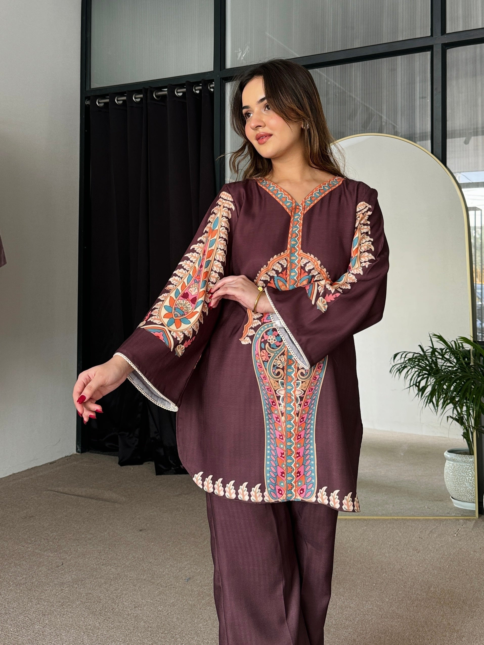 Brown Coord Set