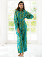 Cotton Leheriya Printed Co-Ord Set