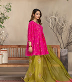 Mahveen Gulnaar Farshi Suit Set