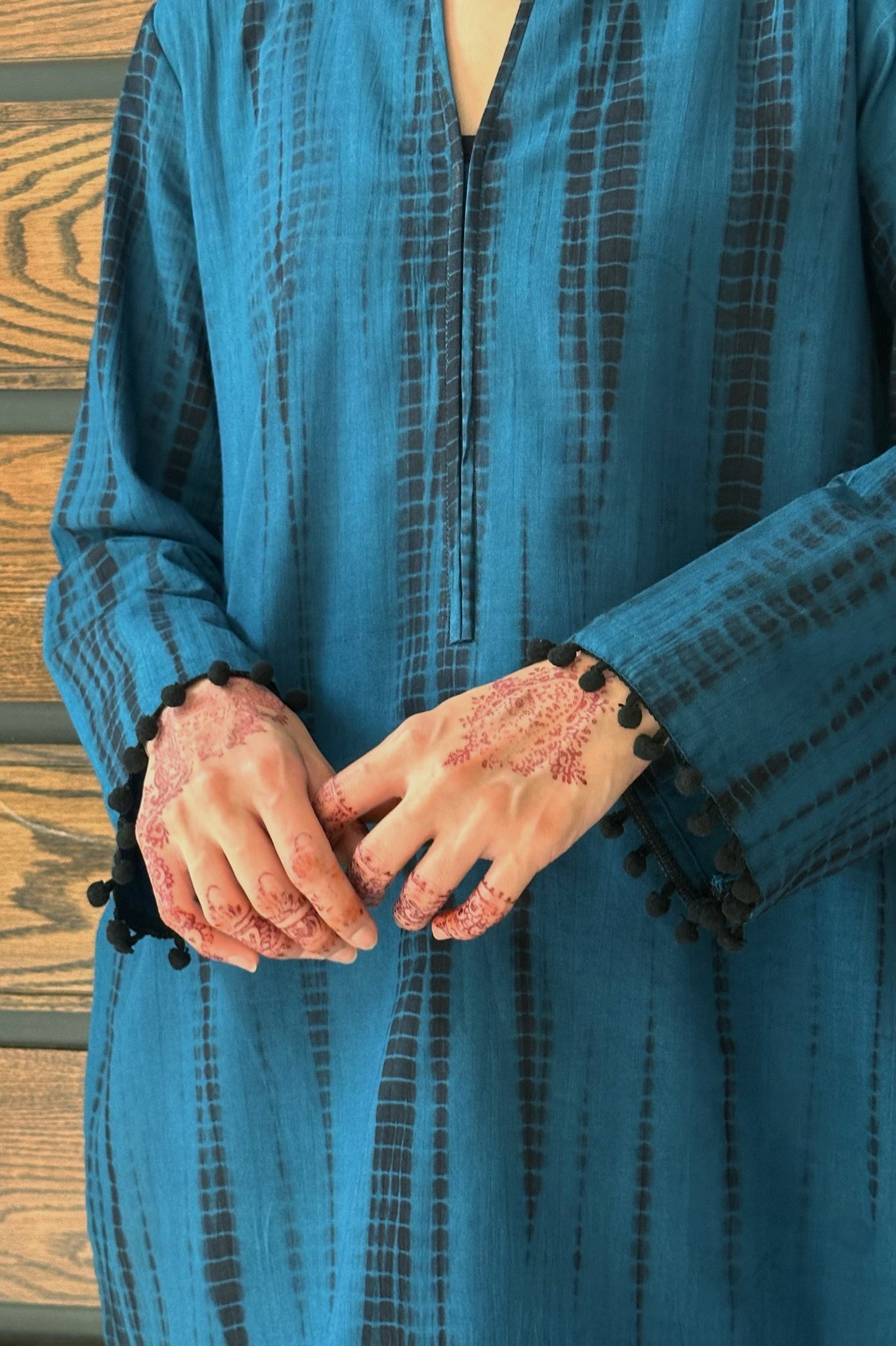 Blue Shibori Tie-Dye Co-ord Set