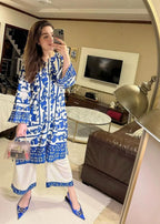 Elegant Malai Satin Co-ord Set