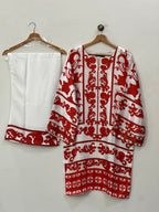 Elegant Malai Satin Co-ord Set