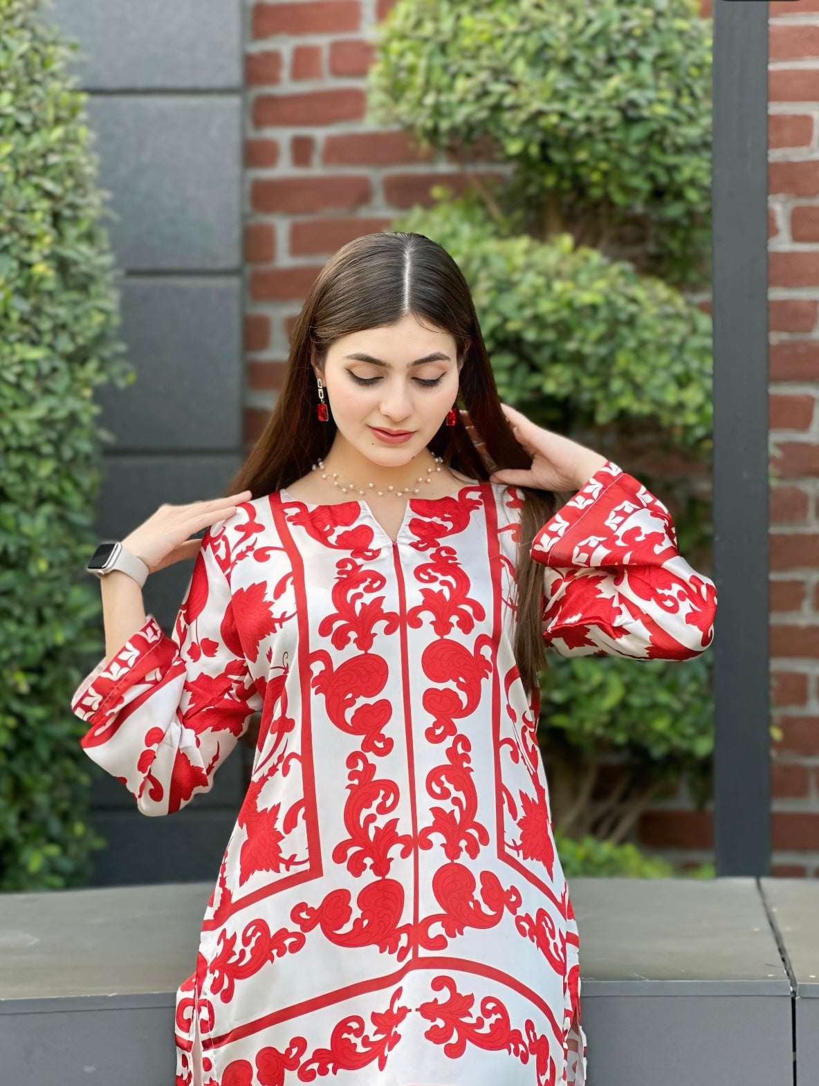 Elegant Malai Satin Co-ord Set