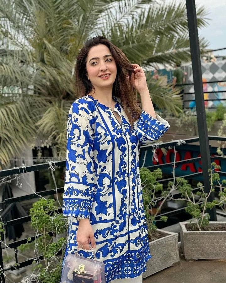 Elegant Malai Satin Co-ord Set
