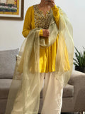 Inaya Yellow Flair Salwar Suit