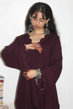 Rangrez Plum Ethnic Kurta Set