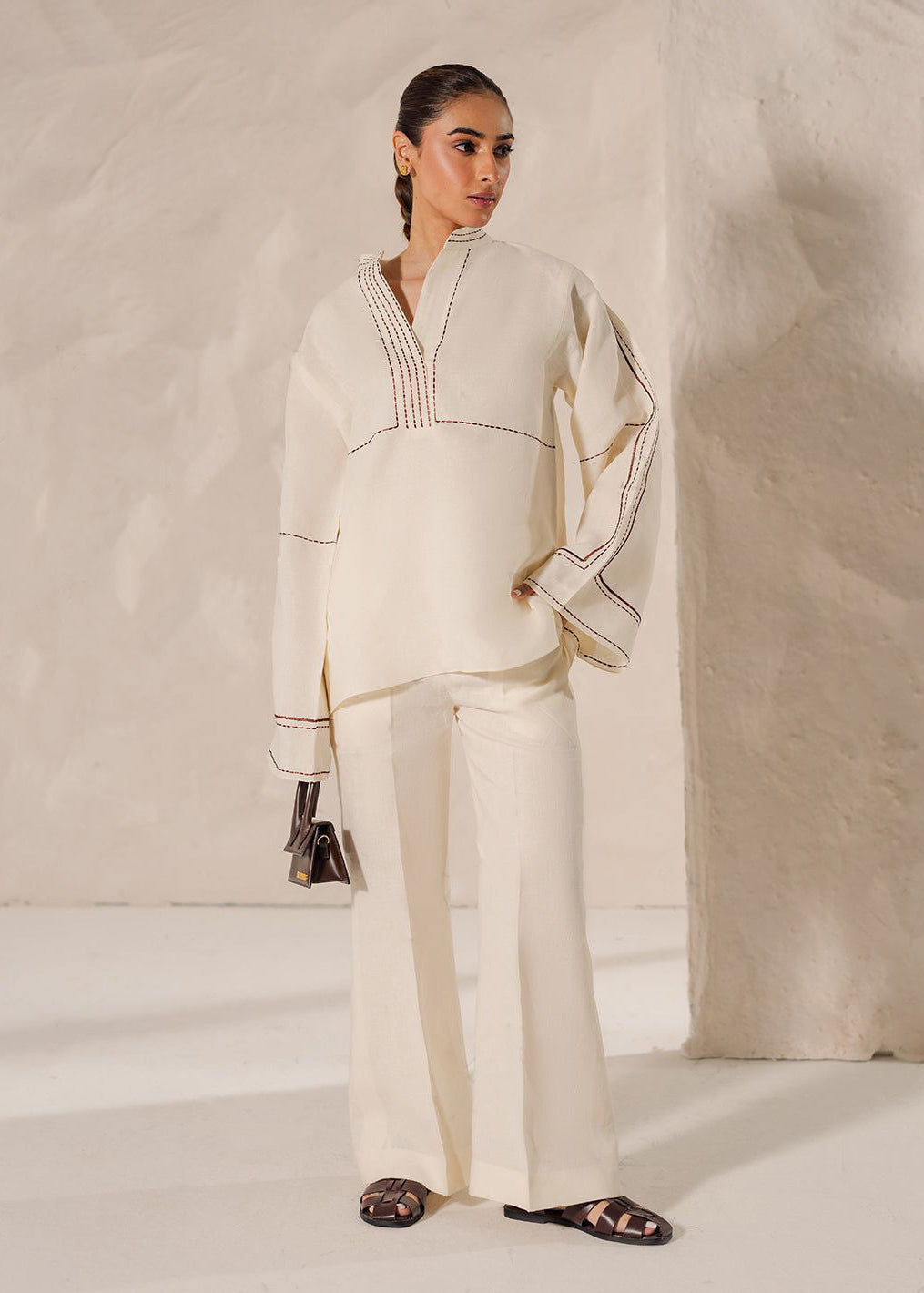 Embroidered Pure Cotton Co-ord Set