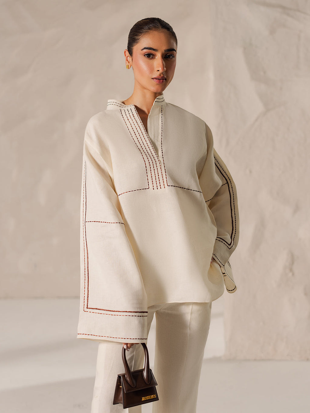 Embroidered Pure Cotton Co-ord Set