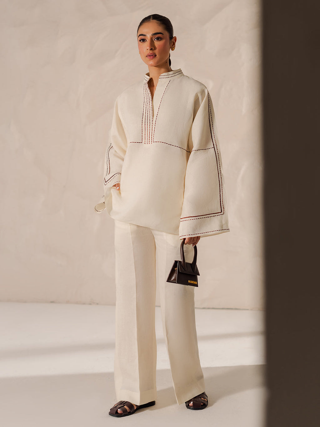 Embroidered Pure Cotton Co-ord Set