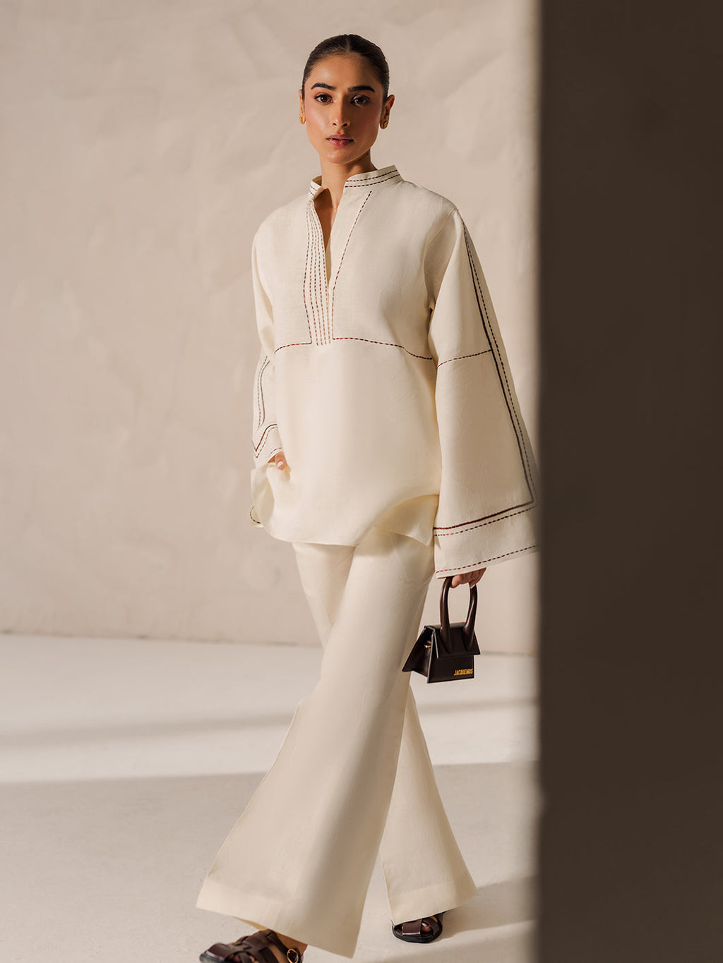 Embroidered Pure Cotton Co-ord Set