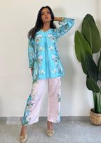 Chic & Comfy Raymond Cotton Flower Co-ord  Set