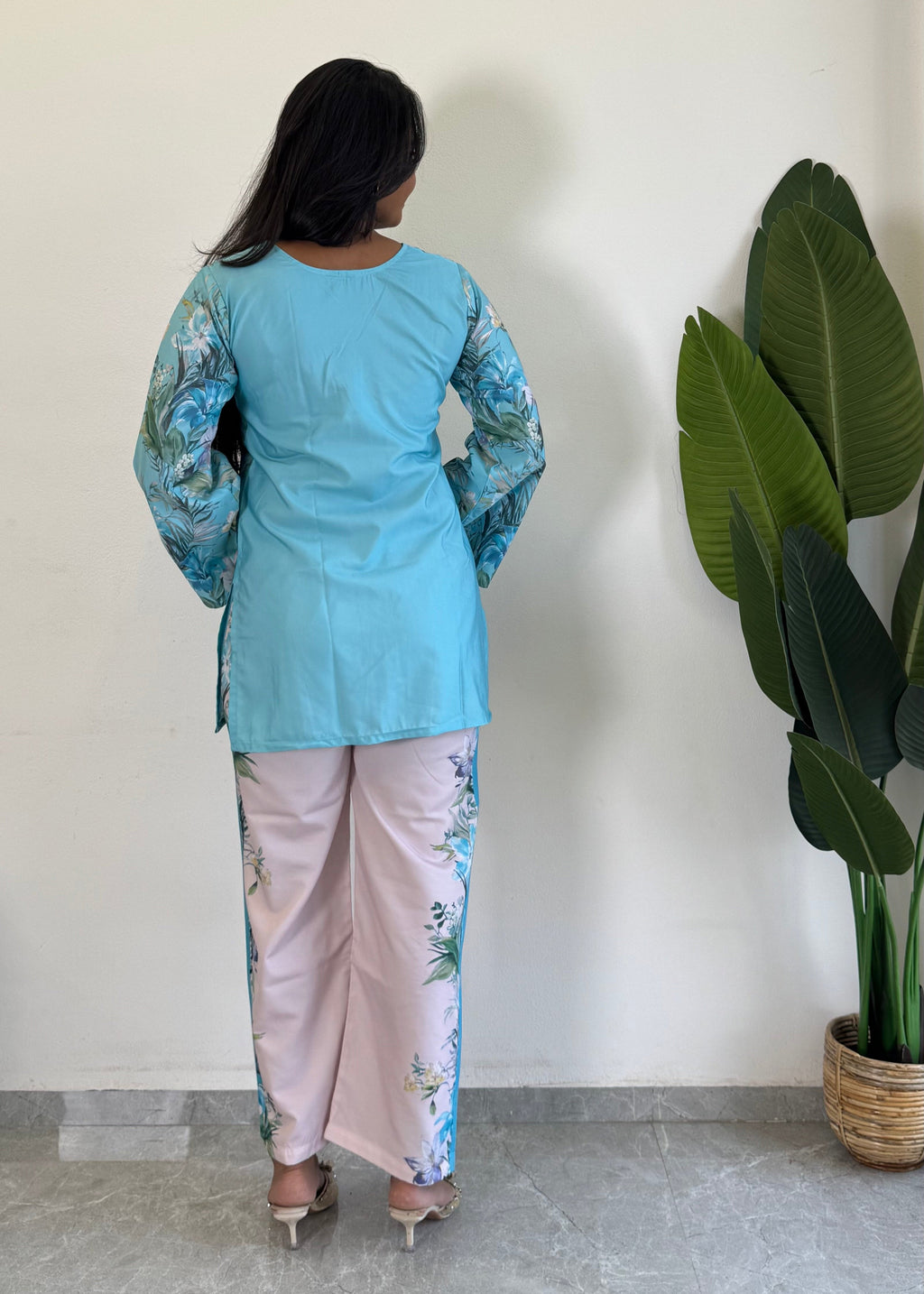 Chic & Comfy Raymond Cotton Flower Co-ord  Set