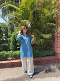 Azure Grace Palazzo Set