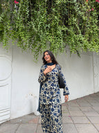 Riya Midnight Bloom Kurta Farshi Suit Set