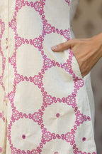 Modern Circle Print Pure Cotton Co-Ord Set