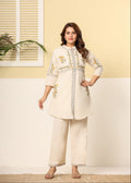 Premium Cotton Embroidered Co-ord set Floral Elegance Edition -