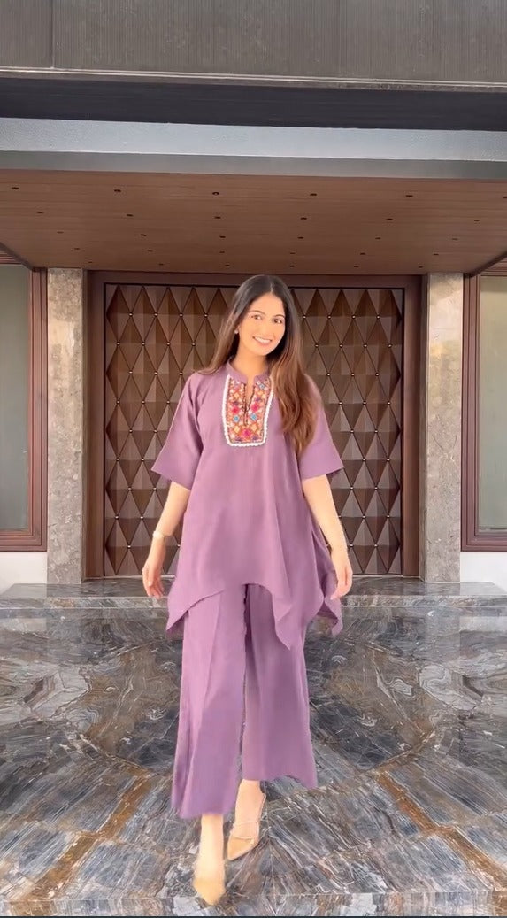 Afreen Kaftan Co-ord Set