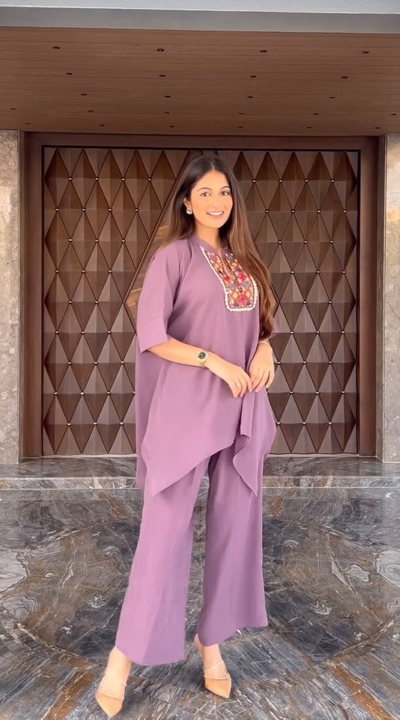 Afreen Kaftan Co-ord Set