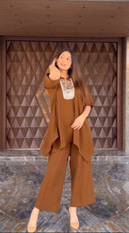Afreen Kaftan Co-ord Set
