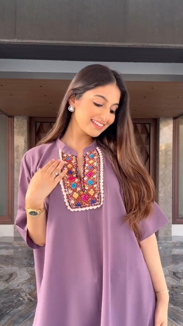 Afreen Kaftan Co-ord Set