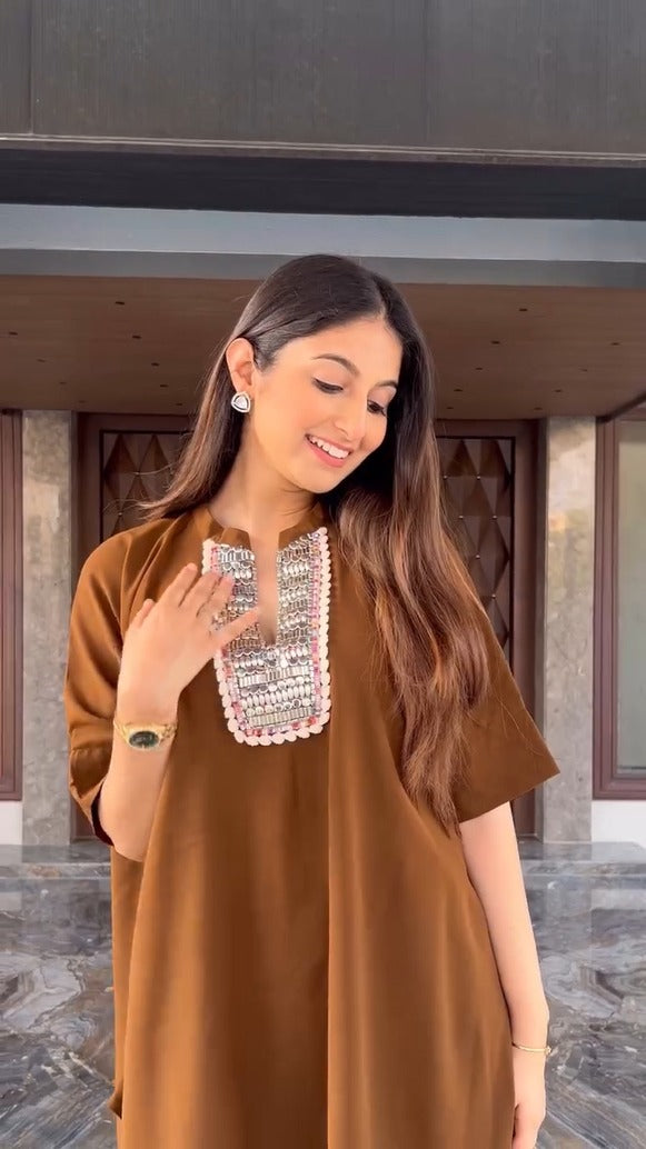 Afreen Kaftan Co-ord Set