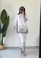 Chic & Comfy Raymond Cotton Flower Co-ord  Set