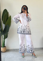 Chic & Comfy Raymond Cotton Flower Co-ord  Set