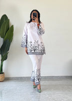 Chic & Comfy Raymond Cotton Flower Co-ord  Set