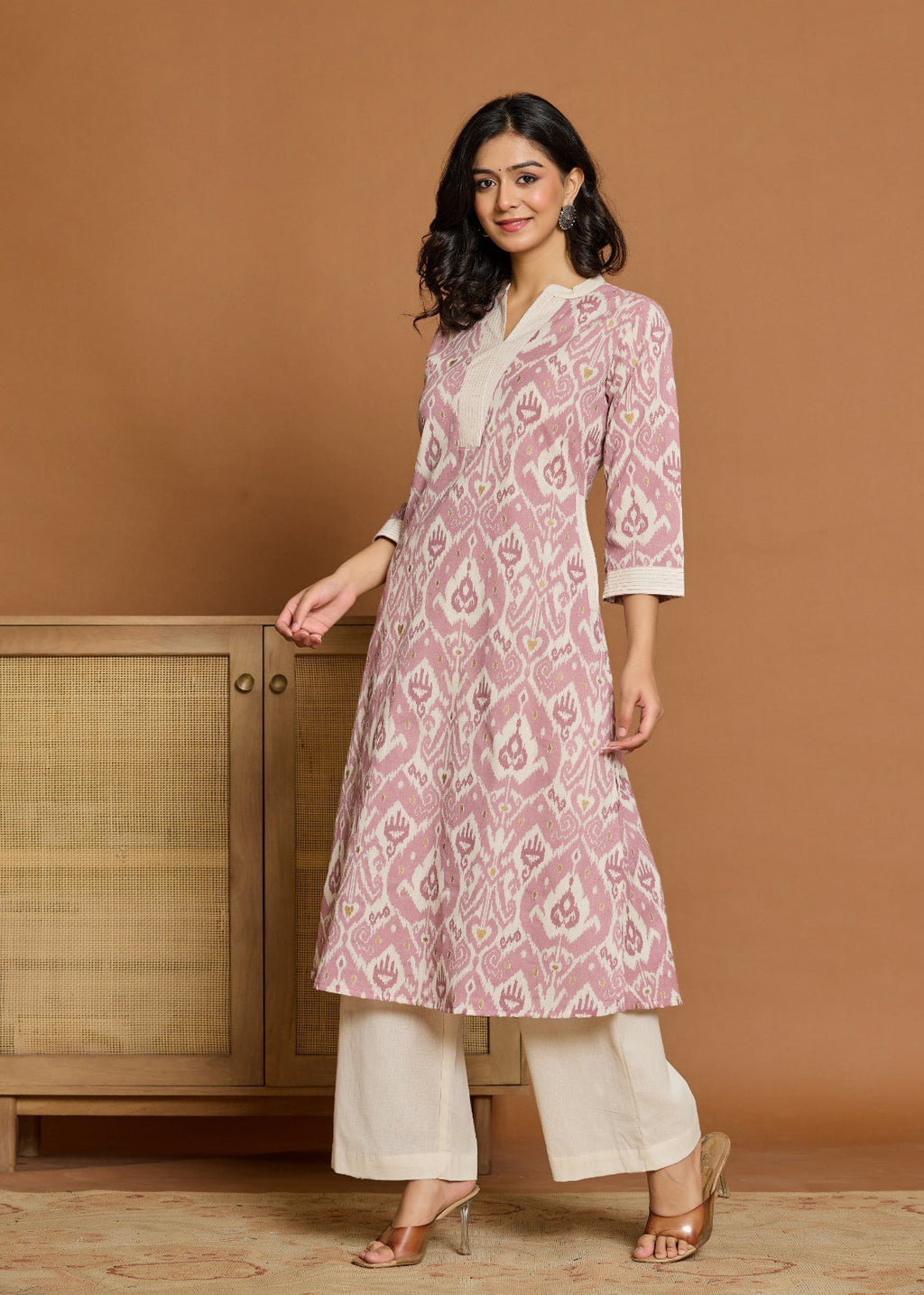 Chic Ikkat Vibes in a Pure Cotton suit Set