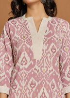 Chic Ikkat Vibes in a Pure Cotton suit Set