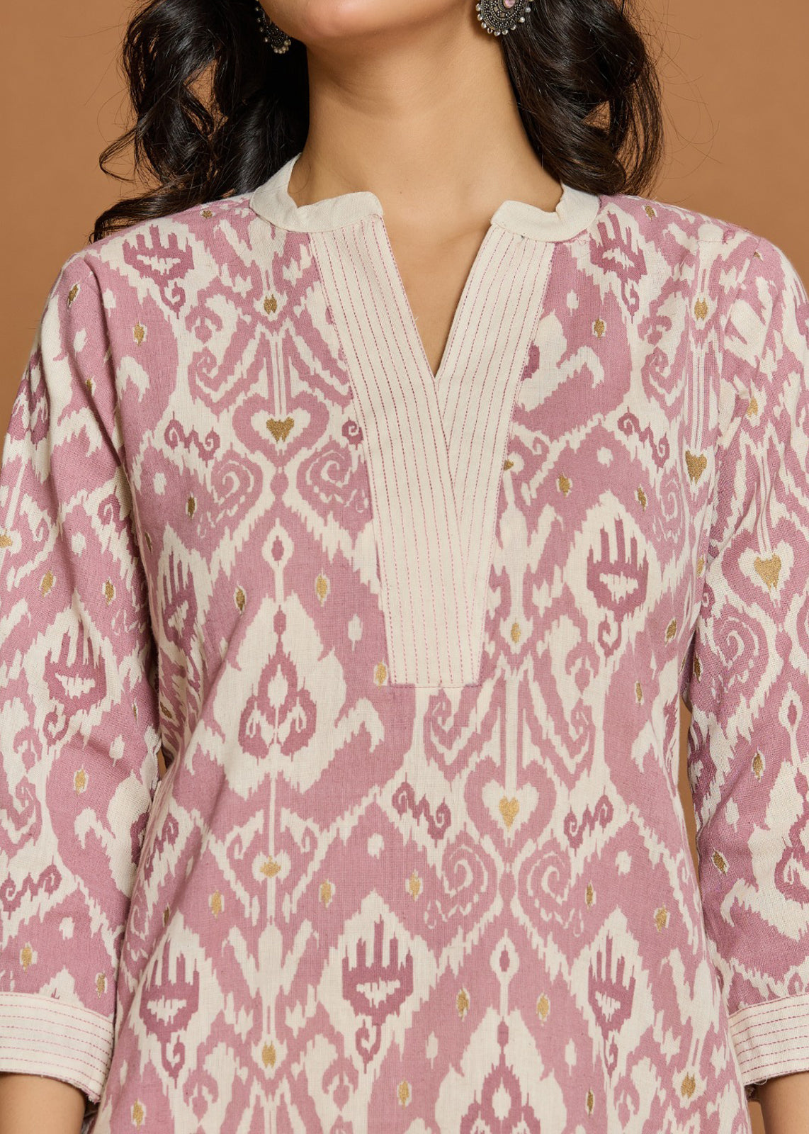 Chic Ikkat Vibes in a Pure Cotton suit Set