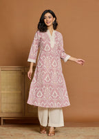 Chic Ikkat Vibes in a Pure Cotton suit Set