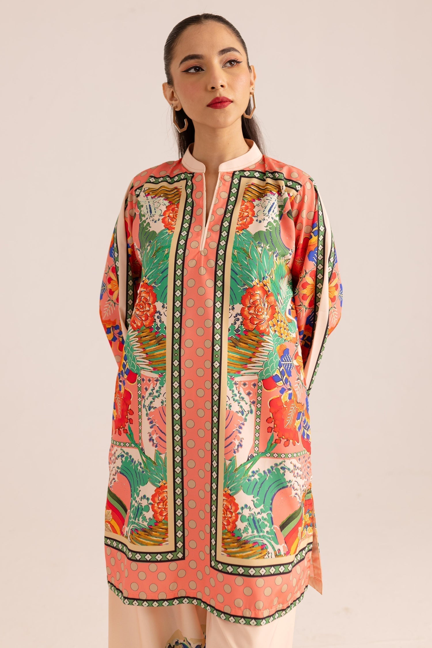 Elegant Malai Satin Co-ord Set
