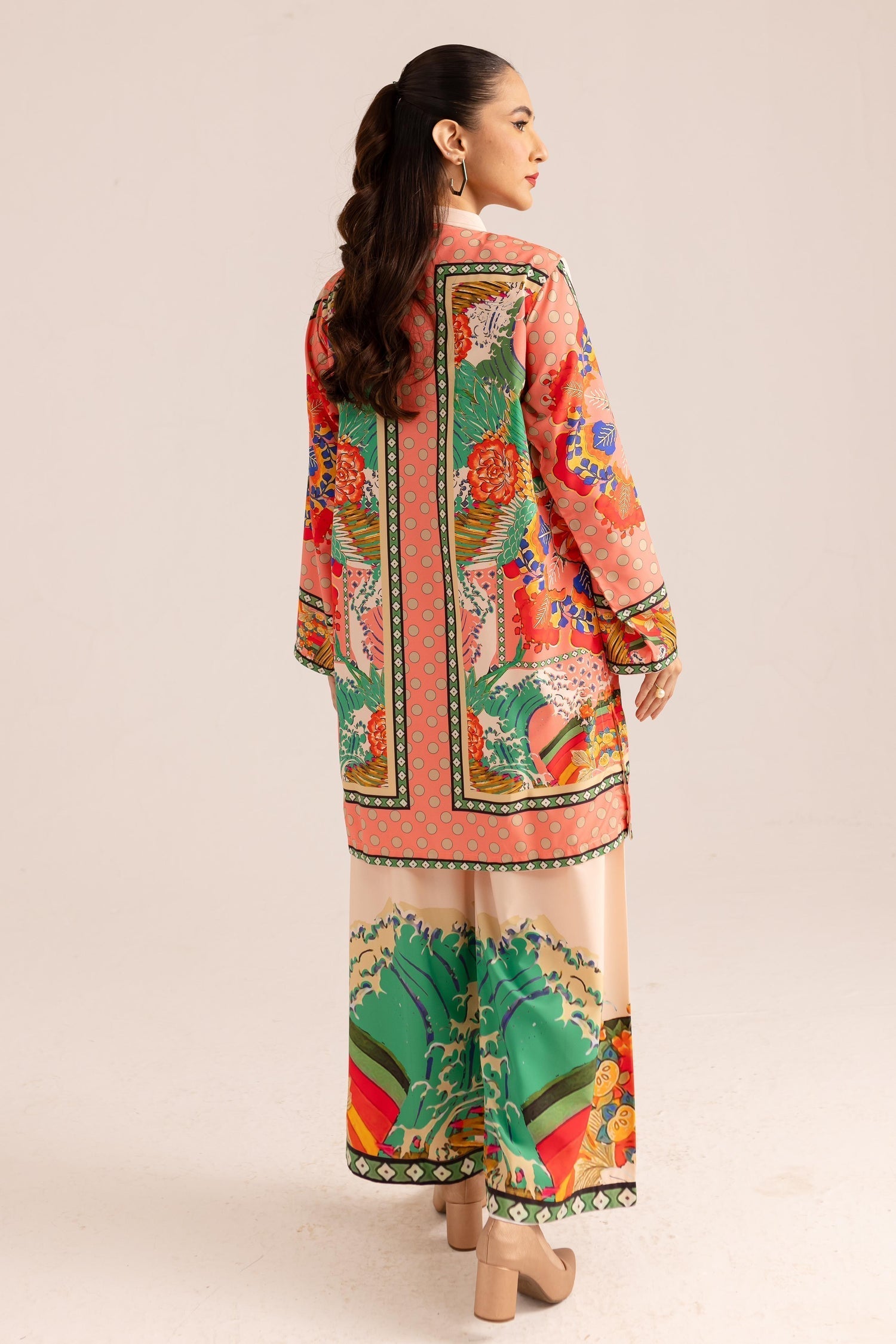 Elegant Malai Satin Co-ord Set
