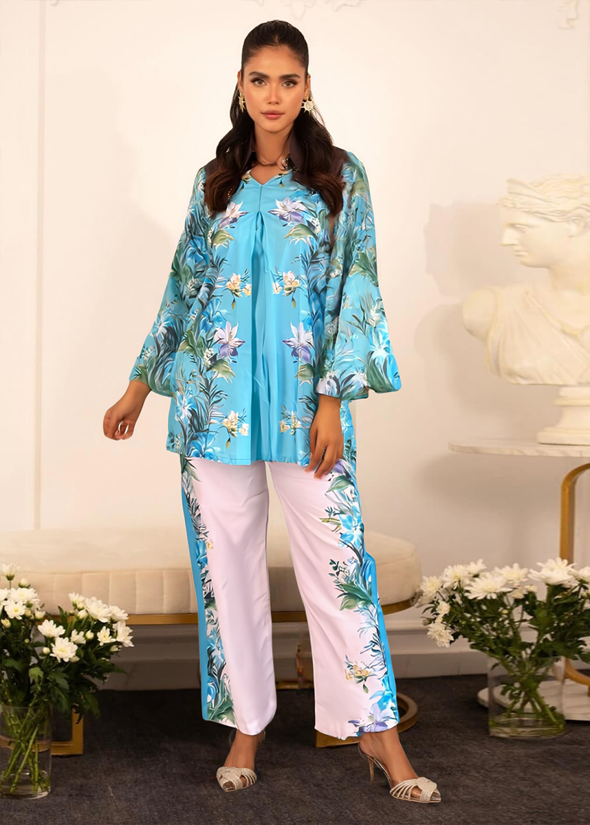 Chic & Comfy Raymond Cotton Flower Co-ord  Set