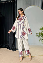 Flower Printed Fancy Party Co-ord Set