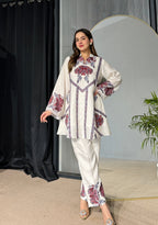 Flower Printed Fancy Party Co-ord Set