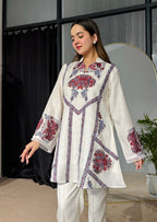 Flower Printed Fancy Party Co-ord Set