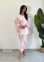 Chic & Comfy Raymond Cotton Flower Co-ord  Set