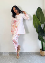 Chic & Comfy Raymond Cotton Flower Co-ord  Set