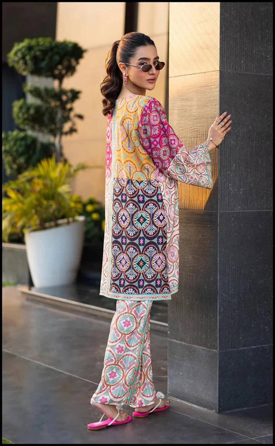 Zyana cotton co-ord set