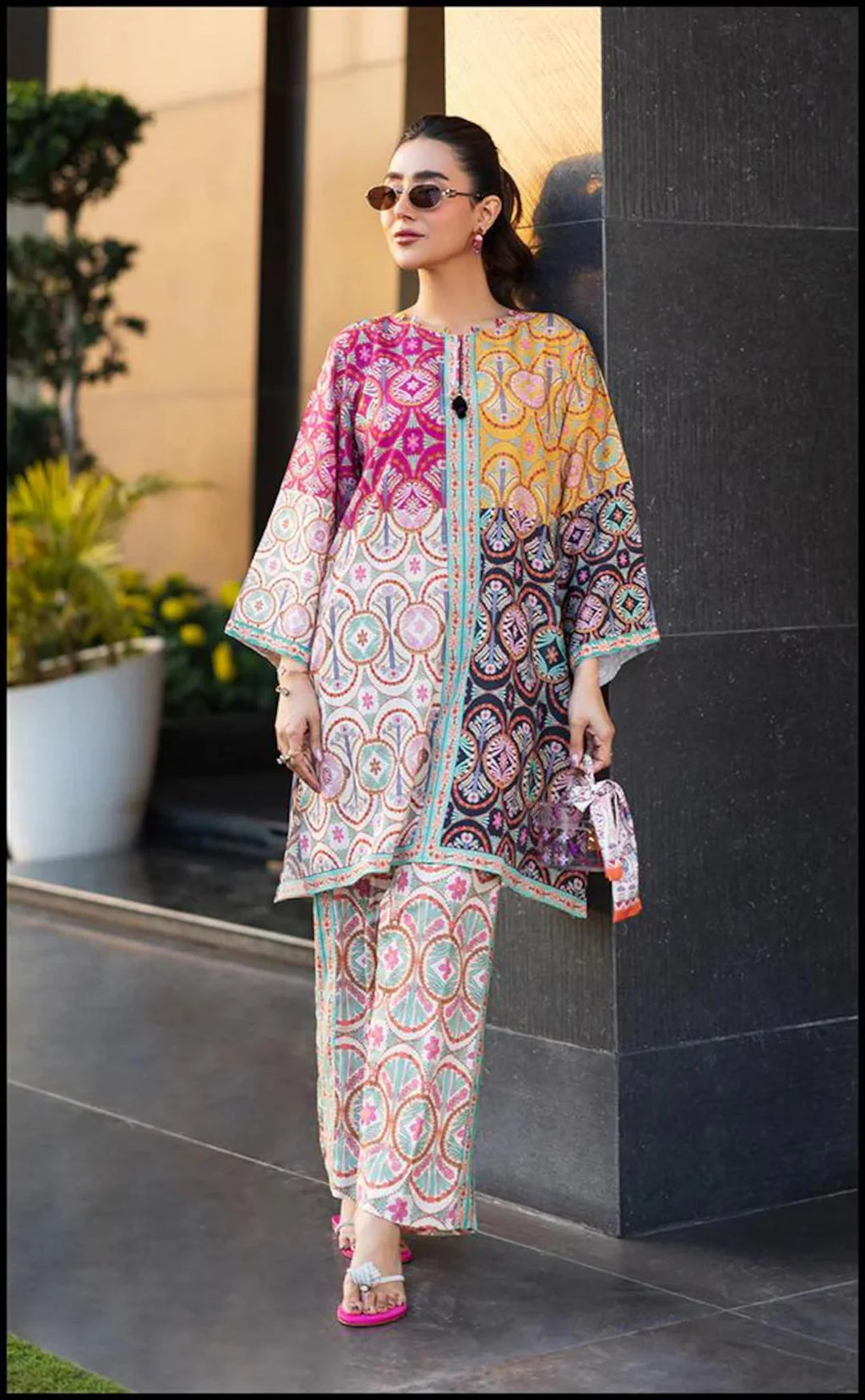Zyana cotton co-ord set