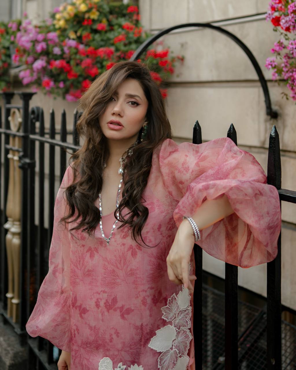 Gulnaar Premium Embroidered Kurta Palazzo Set